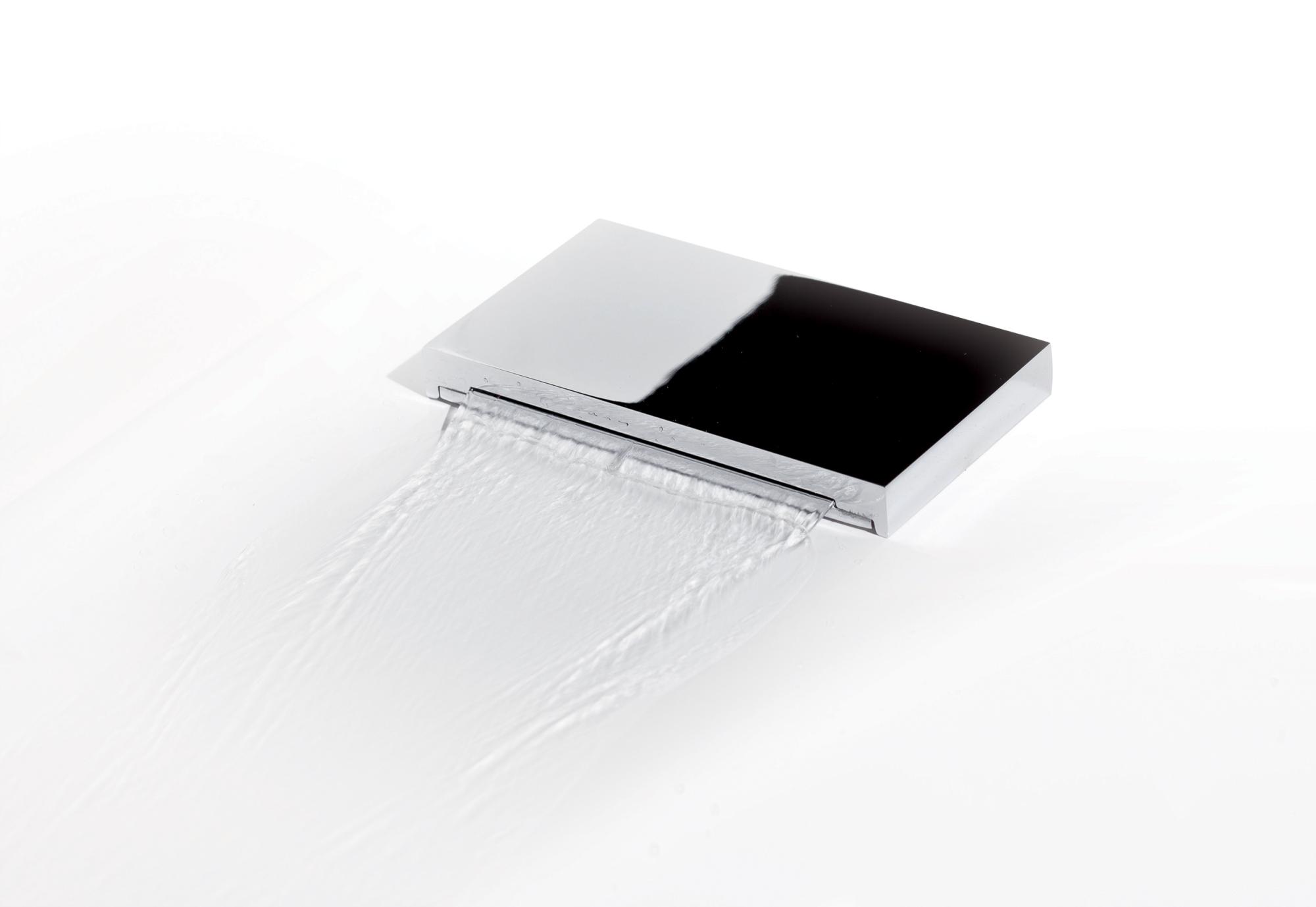 Cascade de remplissage ALPHA chromee pour toute baignoire