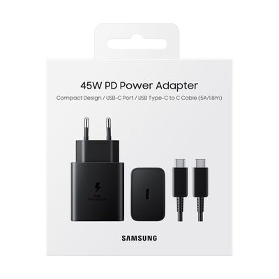 Chargeur secteur SAMSUNG 45W USB-C noir