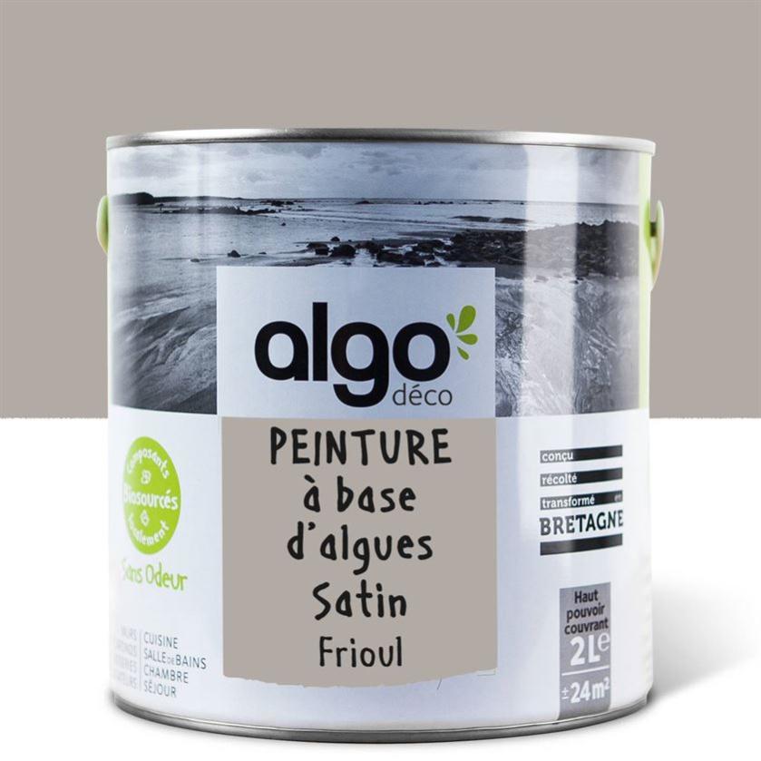 Peinture saine Algo - Brun Frioul - Satin - 2L