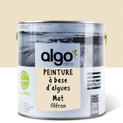 Peinture saine Algo - Beige Oléron - Mat - 2L