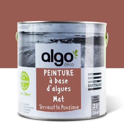 Peinture saine Algo - Terracotta Ponziane - Mat - 2L