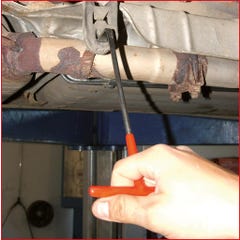 Crochet pour le démontage des supports caoutchoucs du pot d'échappement type2 1