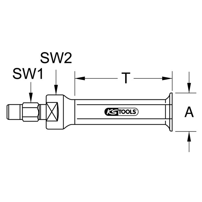 Extracteur à pinces par prise par l¿intérieur Ø 8-10 mm 2