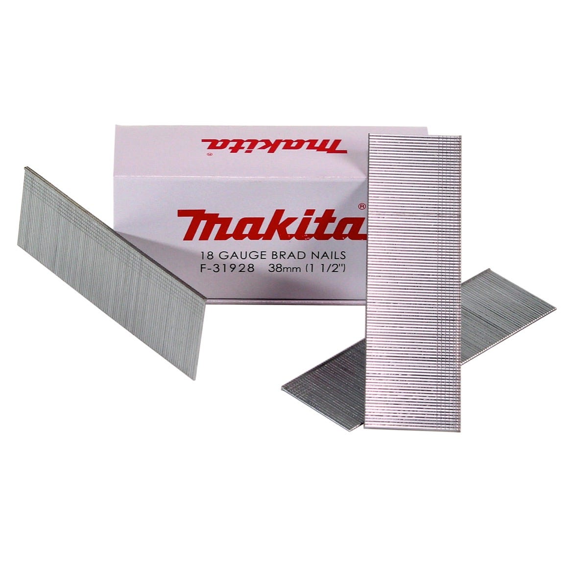 Makita Clous à tête homme galvanisés 38mm, 5000 pcs ( F-31928 ) pour cloueuse Makita DBN500/AF505/AF506 0