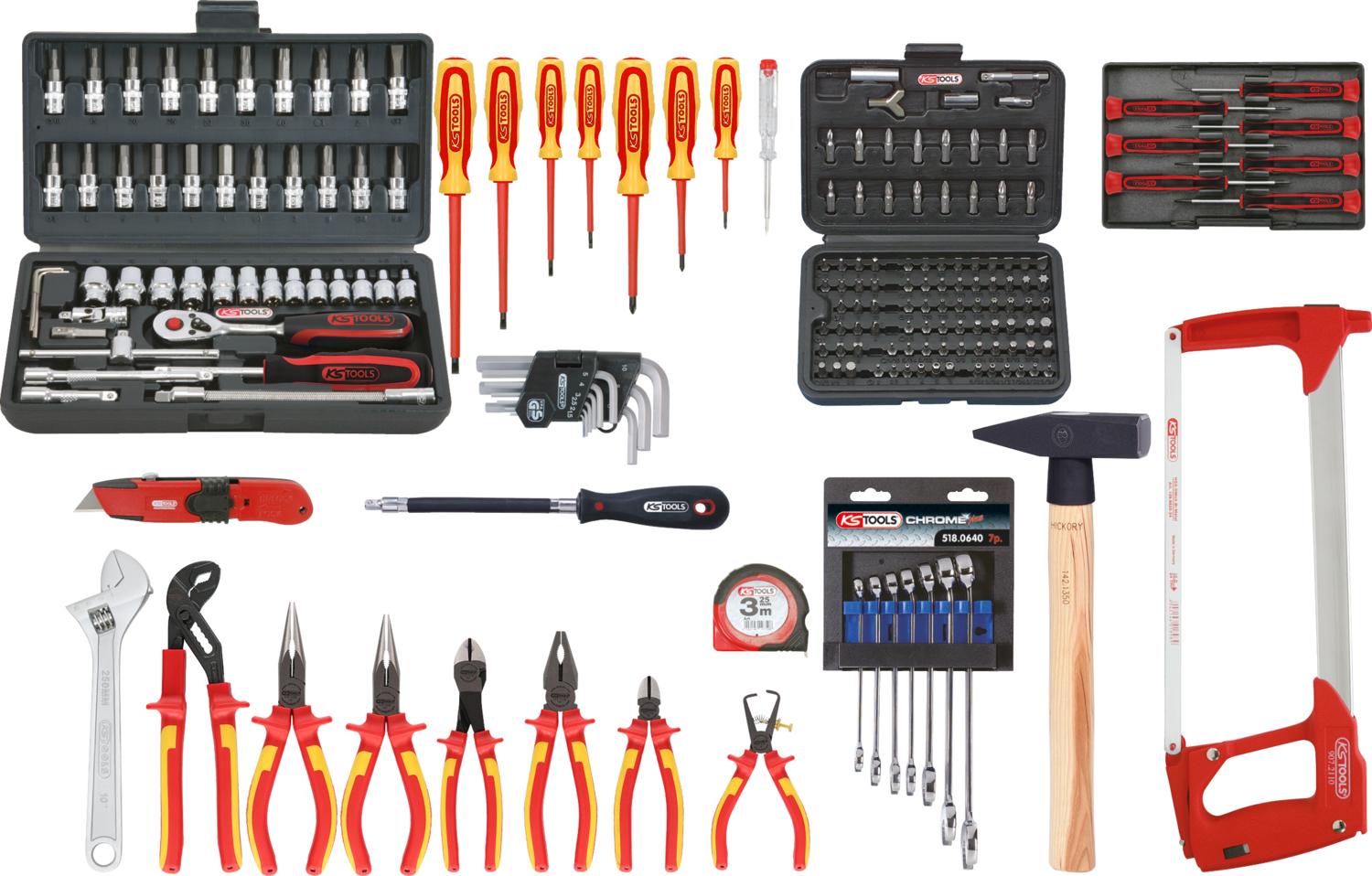 KS TOOLS Valise d'électricien Premium Max, 195 pcs