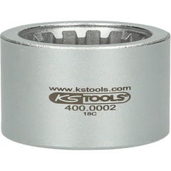 KS TOOLS Douille spéciale avec profilé spécial 1/2", mat, 30 mm 2