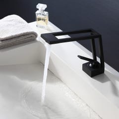 Mitigeur lavabo design - Noir mat 0
