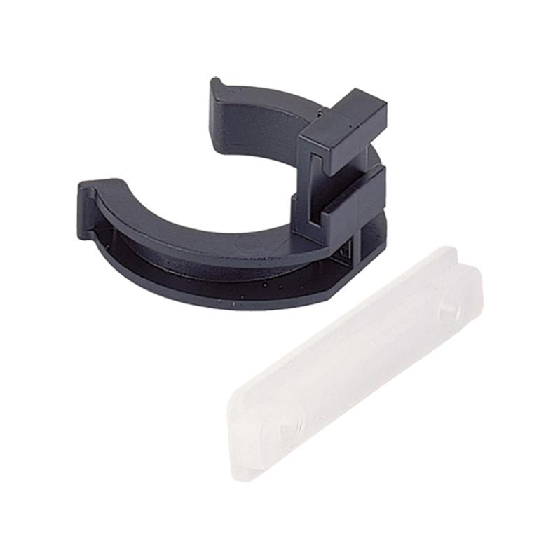 Support de plinthe - Décor : Noir - HETTICH