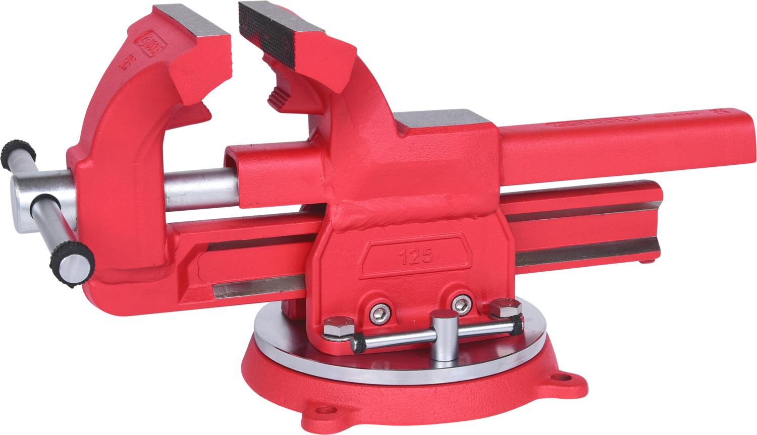 KS TOOLS Étau à mors parallèles avec plateau tournant, 120 mm