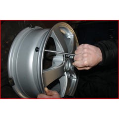 KS TOOLS Tire-valves métalique, 180mm