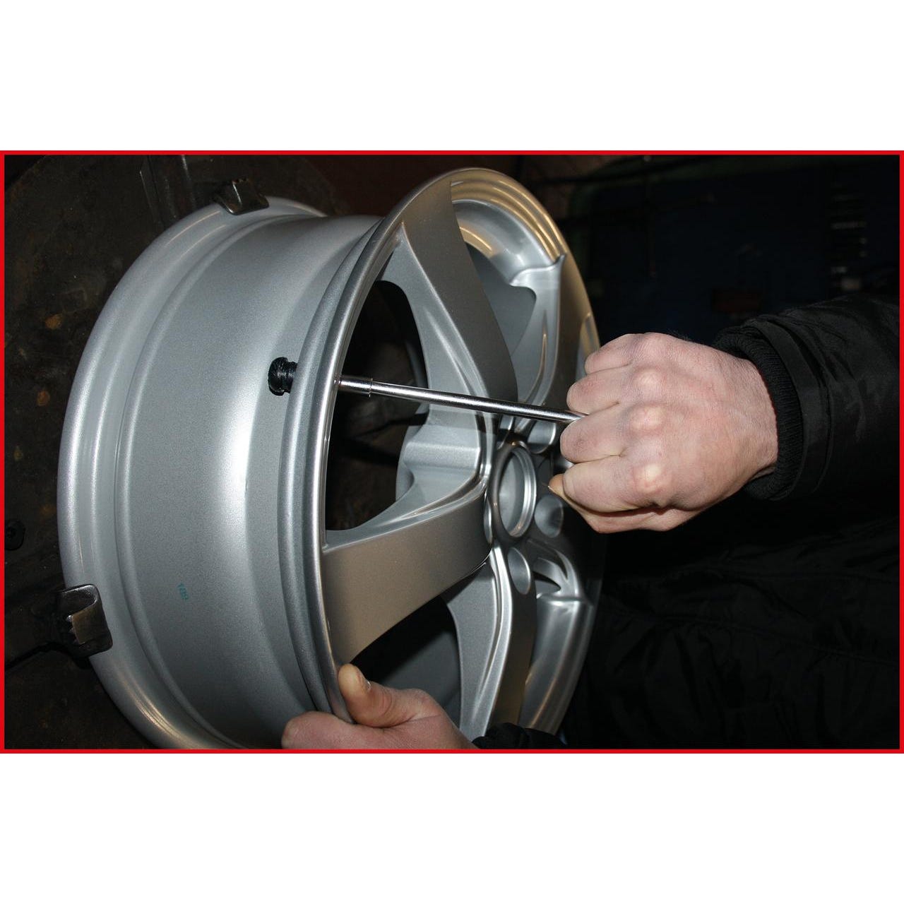 KS TOOLS Tire-valves métalique, 180mm 1
