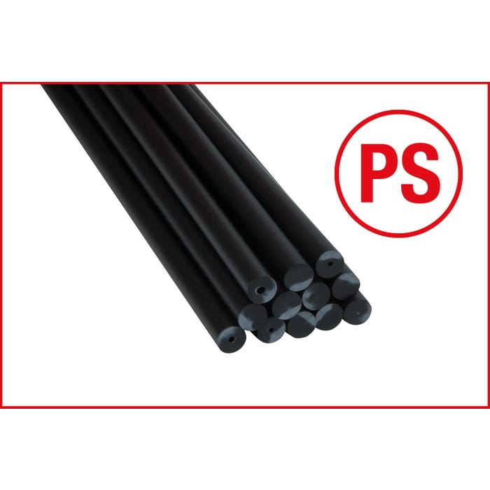 KS TOOLS Set de réparation PS (polystyrène), noir, 6 pcs 1