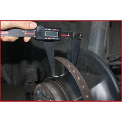 KS TOOLS Règle de mesure numérique pour disques de freins, 0 - 100 mm 1