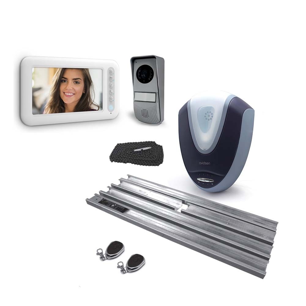 Motorisation porte de garage STRÖMMA 800 et visiophone - 104956 KIT 2 Avidsen