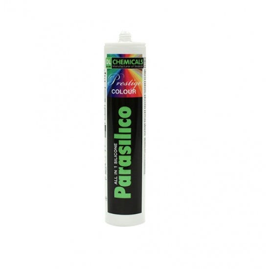 Mastic silicone Parasilico Ral 9005 DL CHEMICALS Prestige Colour - Noir - 0100091T003871 0