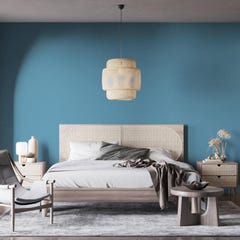 Peinture biosourcée et dépolluante murs et plafonds, Bleu Céruléen, Velours, 3L COLIBRI 4