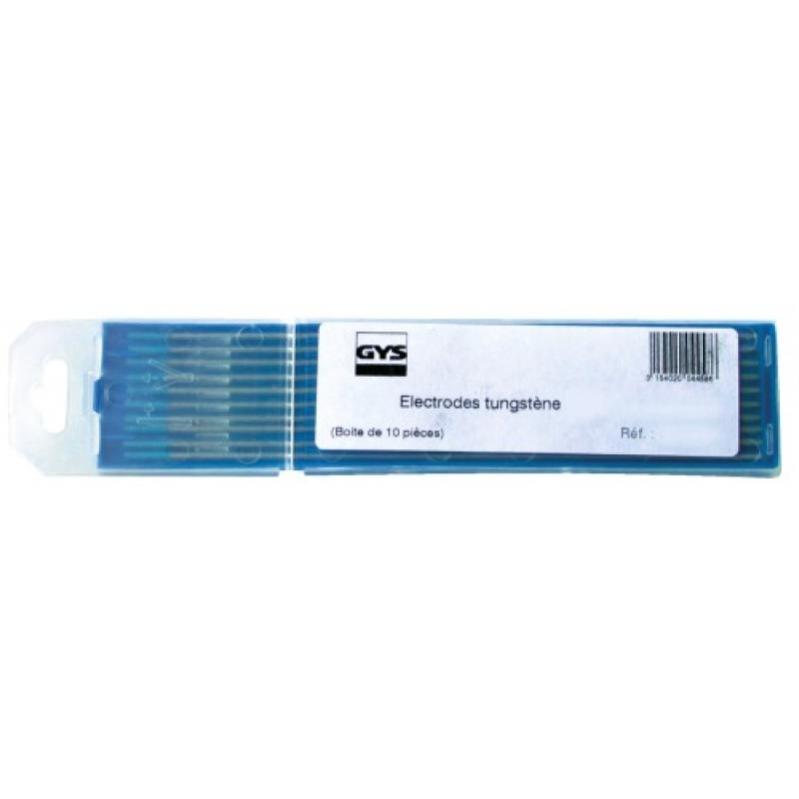 Électrodes Tungsten WR2 3,2 mm pour épaisseur 5 mm et plus boîte de 10 pièces