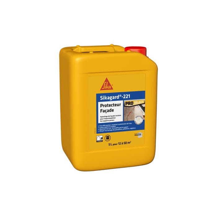 Pack Traitement et Protection SIKA - Sikagard-120 Stop Vert 5L - Sikagard-221 Protecteur Facade 5L 2