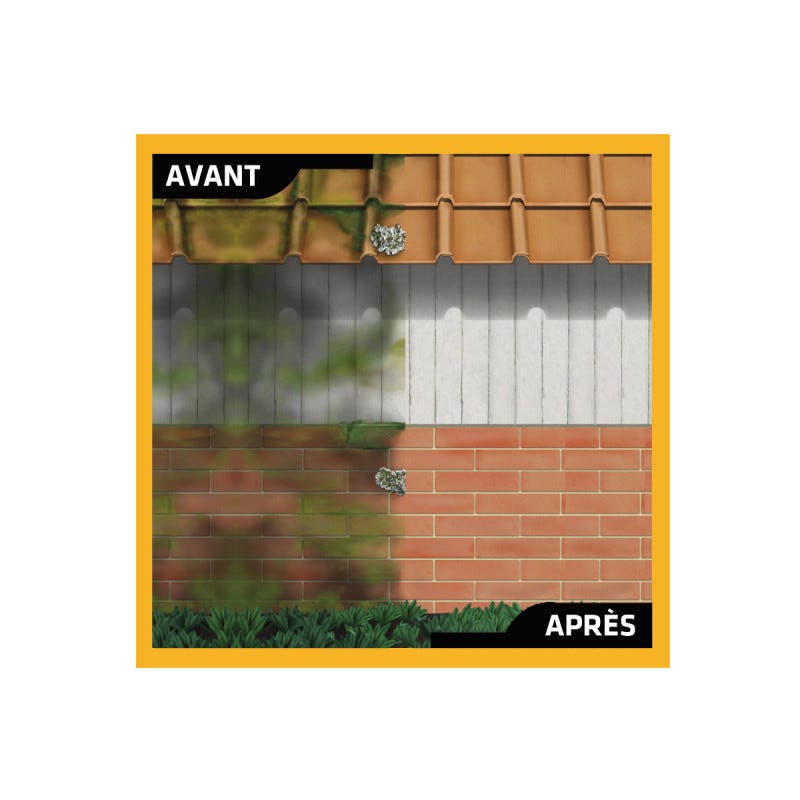 Pack Traitement et Protection SIKA - Sikagard-120 Stop Vert 5L - Sikagard-221 Protecteur Facade 5L 4