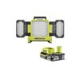 Pack RYOBI Triple panneau lumineux LED 18V OnePlus 3000 Lumens RLP18-0 - 1 Batterie 2.5Ah - 1 Chargeur rapide RC18120-125