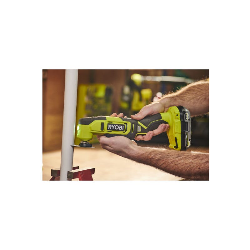 Pack RYOBI Multitool 18V One+ RMT18-0 - 1 Batterie 4.0Ah - 1 Chargeur rapide RC18120-140 3