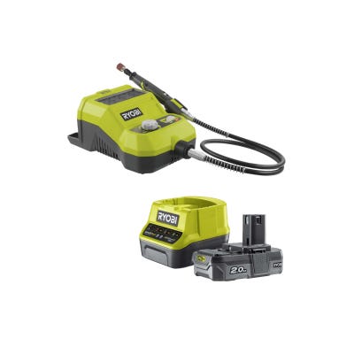 Pack RYOBI Mini outil multifonction 18V OnePlus R18RT-0 - 1 batterie 2,0Ah - 1 chargeur