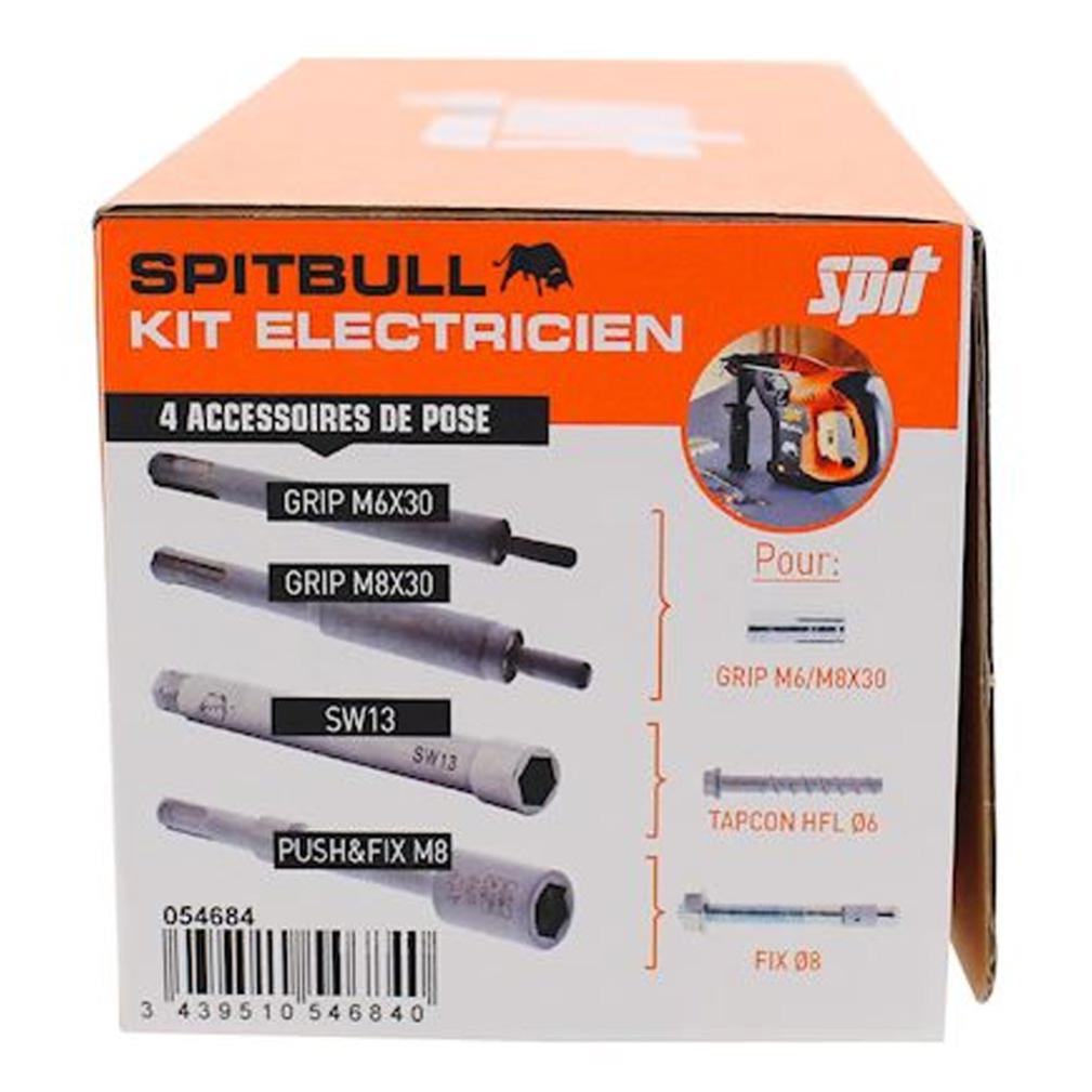 spit 054684 | spit 054684 - kit accessoires spitbull électricien