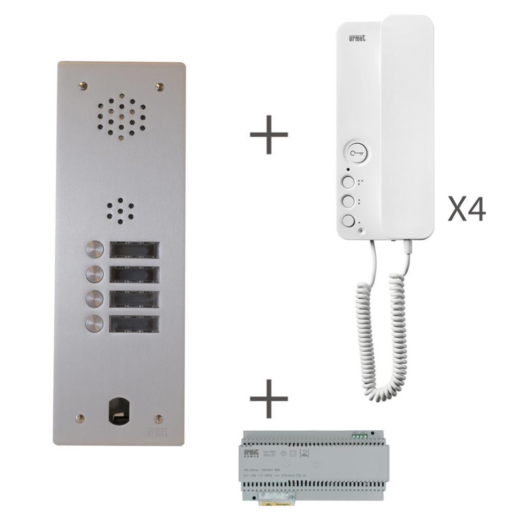 urmet ka83104 | urmet ka83104 - kit audio 1 rangée de touches