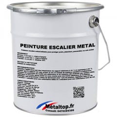Peinture Escalier Metal - Metaltop - Noir foncé - RAL 9005 - Pot 25L 0