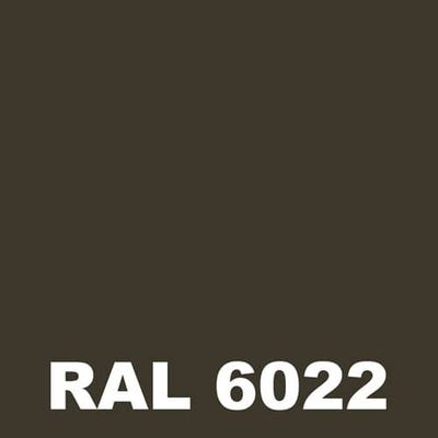 Peinture Escalier Metal - Metaltop - Olive brun - RAL 6022 - Pot 25L
