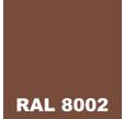 Peinture Sol Beton - Metaltop - Brun de sécurité - RAL 8002 - Pot 25L
