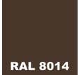 Peinture Antiderapante - Metaltop - Brun sépia - RAL 8014 - Pot 25L