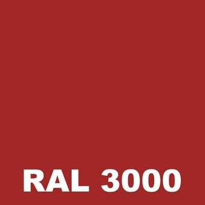 Peinture Sol Industriel - Metaltop - Rouge feu - RAL 3000 - Pot 25L 1