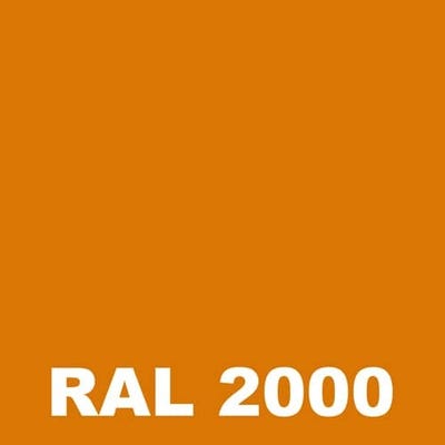 Peinture Sol Beton - Metaltop - Orange jaune - RAL 2000 - Pot 5L 1