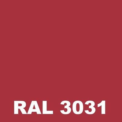 Peinture Sol Beton - Metaltop - Rouge oriental - RAL 3031 - Pot 25L 1