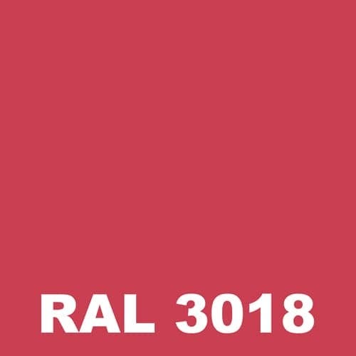 Autolissant Sol - Metaltop - Rouge fraise - RAL 3018 - Pot 25L 1
