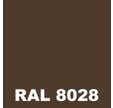 Peinture Escalier Metal - Metaltop - Brun terre - RAL 8028 - Pot 25L