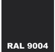 Autolissant Sol - Metaltop - Noir de sécurité - RAL 9004 - Pot 25L