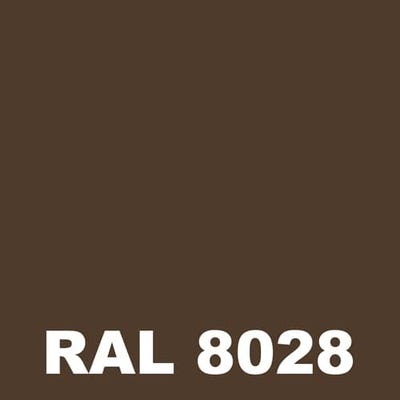 Peinture Sol Garage - Metaltop - Brun terre - RAL 8028 - Pot 5L 1