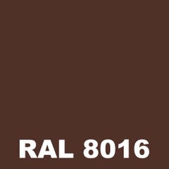 Autolissant Sol - Metaltop - Brun acajou - RAL 8016 - Pot 25L 1