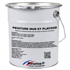 Peinture Mur Et Plafond - Metaltop - Jaune de sécurité - RAL 1003 - Pot 20L 0
