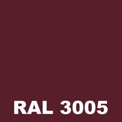 Peinture Sol Beton - Metaltop - Rouge vin - RAL 3005 - Pot 25L 1