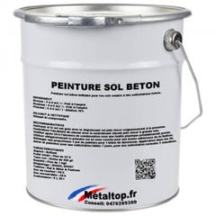Peinture Sol Beton - Metaltop - Gris quartz - RAL 7039 - Pot 5L 0