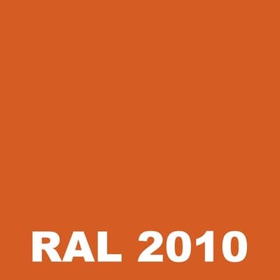 Peinture Sol Industriel - Metaltop - Orange de sécurité - RAL 2010 - Pot 5L 1