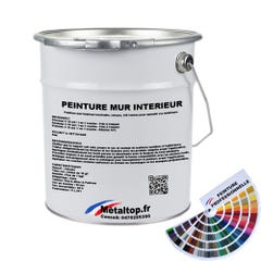 Peinture Mur Interieur - Metaltop - Turquoise menthe - RAL 6033 - Pot 5L 0