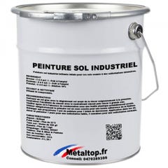 Peinture Sol Industriel - Metaltop - Brun vert - RAL 8000 - Pot 25L 0