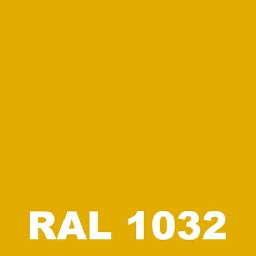 Peinture Industrielle - Metaltop - Jaune genet - RAL 1032 - Pot 1L 1
