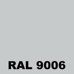 Laque Polyurethane - Metaltop - Aluminium blanc - RAL 9006 - Pot 25L 1