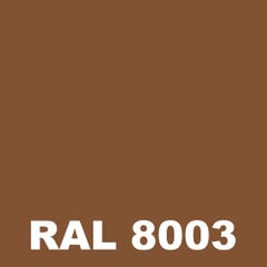 Peinture Portail Fer - Metaltop - Brun argile - RAL 8003 - Pot 25L 1