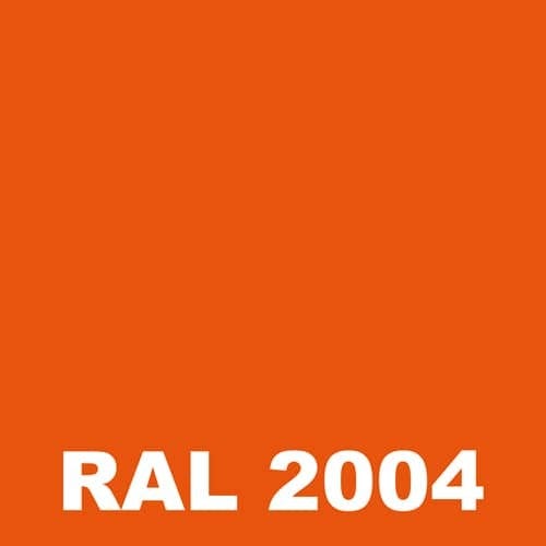 Laque Polyurethane Mat - Metaltop - Orange pur - RAL 2004 - Pot 5L 1